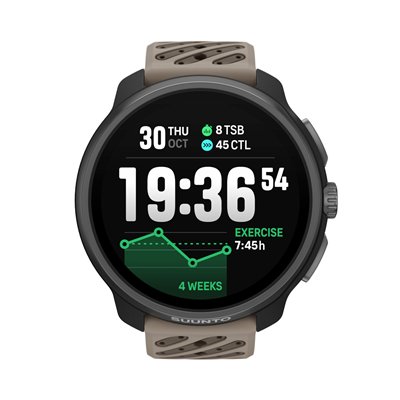 Suunto Race 2 Titanium 49mm Αδιάβροχο Smartwatch με Παλμογράφο (Titanium Trail)