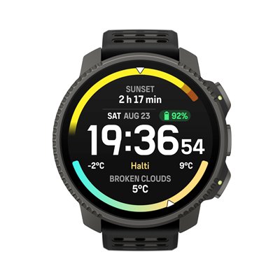 Suunto Vertical 2 48mm Αδιάβροχο Smartwatch με Παλμογράφο (Titanium Black)