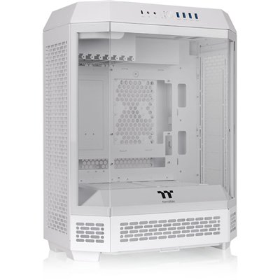 Thermaltake The Tower 600 Gaming Midi Tower Κουτί Υπολογιστή με Πλαϊνό Παράθυρο Snow White