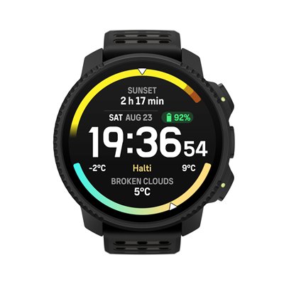 Suunto Vertical 2 48mm Αδιάβροχο Smartwatch με Παλμογράφο (All Black)