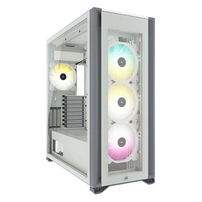 Corsair iCUE 7000X RGB Gaming Full Tower Κουτί Υπολογιστή με Πλαϊνό Παράθυρο Λευκό