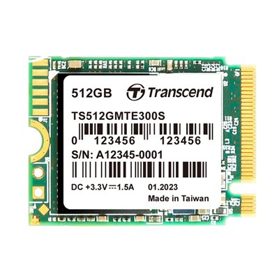 Transcend SSD 512GB M.2 NVMe PCI Express 3.0 TS512GMTE300S