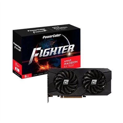 PowerColor Radeon RX 7600 rev. 2.0 8GB GDDR6 Fighter Κάρτα Γραφικών 1A1-G00433100G