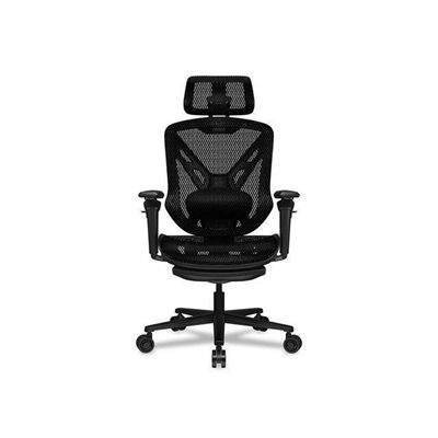 Cougar SPEEDER Καρέκλα Gaming με Ρυθμιζόμενα Μπράτσα και Υποπόδιο Μαύρη