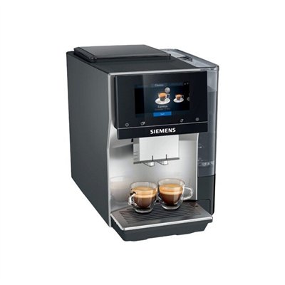 Siemens Eq700 Αυτόματη Μηχανή Espresso Εντοιχιζόμενη 1500W Πίεσης 19bar για Cappuccino με Μύλο Άλεσης Γκρι