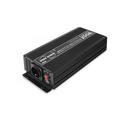 Volt Polska Sinus 2000 Inverter Αυτοκινήτου 2000W για Μετατροπή 12V DC σε 235V AC με 1xUSB 291673