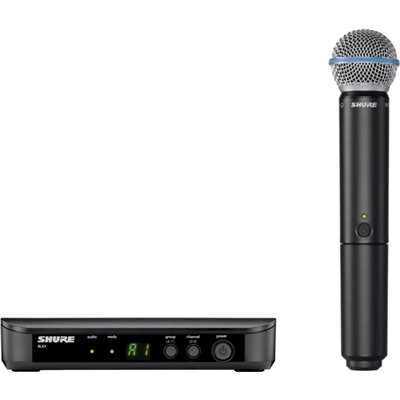 Shure BLX24/BETA58 Σετ Ασύρματο Δυναμικό Μικρόφωνο Χειρός για Φωνητικά