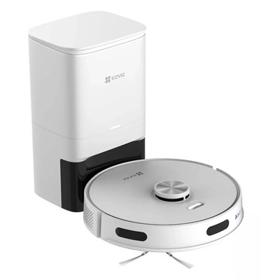 Ezviz Σκούπα Ρομπότ για Σκούπισμα & Σφουγγάρισμα με Χαρτογράφηση και Wi-Fi Λευκή 1361340