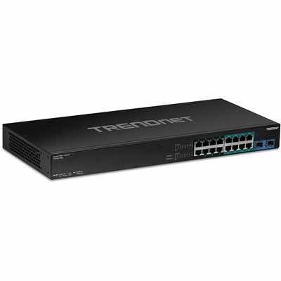 Trendnet TPE-BG182G Unmanaged L2 PoE++ Switch με 16 Θύρες Gigabit (1Gbps) Ethernet και 2 SFP Θύρες