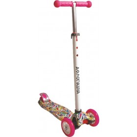 Αθλοπαιδιά Παιδικό Πατίνι Αναδιπλούμενο Τρίτροχο για 3+ Ετών Λευκό Αθλοπαιδιά Παιδικό Πατίνι Αναδιπλούμενο Τρίτροχο για 3+ Ετών Λευκό