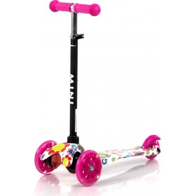 Lorelli Παιδικό Πατίνι Αναδιπλούμενο Mini Τρίτροχο για 3+ Ετών Ροζ Lorelli Παιδικό Πατίνι Αναδιπλούμενο Mini Τρίτροχο για 3+ Ετών Ροζ