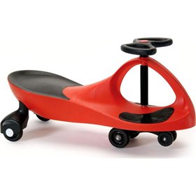 Παιδικό Αυτοκίνητο Swing Ποδοκίνητο Μονοθέσιο Κόκκινο