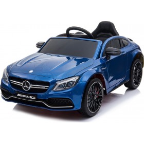 Παιδικό Αυτοκίνητο Licensed Mercedes Benz C63 Ηλεκτροκίνητο με Τηλεκατεύθυνση Μονοθέσιο 12 Volt Μπλε