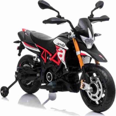 Παιδική Μηχανή Aprilia Dorsoduro Ηλεκτροκίνητη 12 Volt Μαύρη