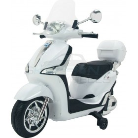 Παιδική Μηχανή Licensed Piaggio Liberty Ηλεκτροκίνητη 12 Volt Λευκή