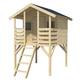 ShoWood Ξύλινο Παιδικό Σπιτάκι Κήπου Tombi Μπεζ 180x120x282εκ. ShoWood Ξύλινο Παιδικό Σπιτάκι Κήπου Tombi Μπεζ 180x120x282εκ.