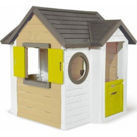 Smoby Παιδικό Σπιτάκι Κήπου My New Playhouse Πολύχρωμο 132x118x135εκ.Κωδικός: 810406 