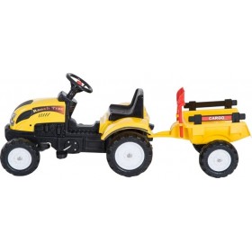 Παιδικό Τρακτέρ Ποδοκίνητο με Καρότσα &amp Πετάλι ΚίτρινοΚωδικός: 341-017 
