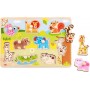 Ξύλινο Παιδικό Puzzle Σφηνώματα Jungle 9pcs για 1+ Ετών Tooky ToysΚωδικός: TY857 