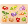 Ξύλινο Παιδικό Puzzle Σφηνώματα Fruits 10pcs για 1+ Ετών Tooky ToysΚωδικός: TY854 