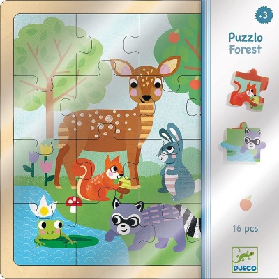 Ξύλινο Παιδικό Puzzle Forest 16pcs για 3+ Ετών DjecoΚωδικός: 01812 