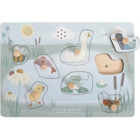 Ξύλινο Παιδικό Puzzle Σφηνώματα Goose 8pcs για 1+ Ετών Little DutchΚωδικός: LD4755 