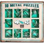 Eureka 10 Metal Puzzles Green Set