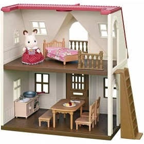 Epoch Toys Παιχνίδι Μινιατούρα Sylvanian Families Eξοχικό Σπιτάκι με Κόκκινα Κεραμίδια για 3+ ΕτώνΚωδικός: 5303 