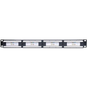 "Goobay Patch Panel Cat.6 UTP για 19"" Rack με 24 Ports Μαύρο" Goobay Patch Panel Cat.6 UTP για 19" Rack με 24 Ports Μαύρο