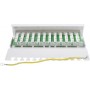 Goobay Patch Panel Cat 5e STP με 12 Ports Γκρι