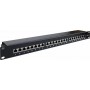 Goobay Patch Panel Cat 6a STP με 24 Ports Μαύρο