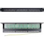 Goobay Patch Panel Cat 6a STP με 24 Ports Μαύρο