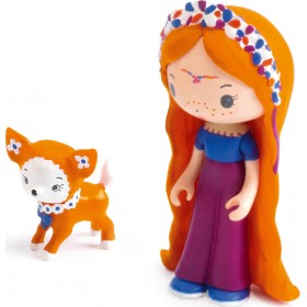 Djeco Κουκλόσπιτο Tinyly σε Βαλιτσάκι Τροχόσπιτο