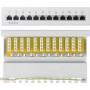 Goobay Patch Panel Cat 6 STP με 12 Ports Γκρι