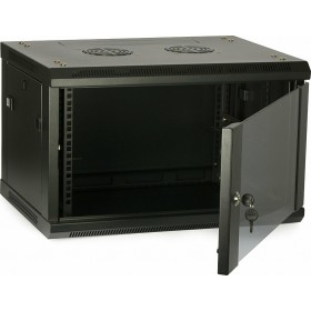 Safewell Rack Επίτοιχο 6U Μαύρο Safewell Rack Επίτοιχο 6U Μαύρο
