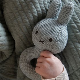 Baby Oliver Yφασμάτινη Κουδουνίστρα Miffy Mint Baby Oliver Yφασμάτινη Κουδουνίστρα Miffy Mint