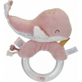 Little Dutch Υφασμάτινη Κουδουνίστρα Φαλαινάκι Ocean Pink