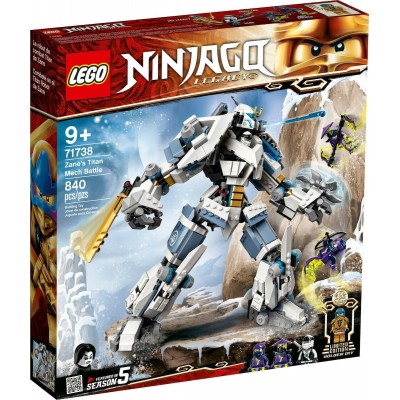 Lego Ninjago: Legacy Zanes Titan Mech Battle Ninja για 9+ ετώνΚωδικός: 71738 