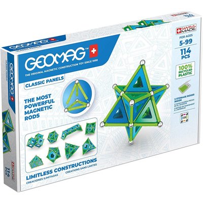 Geomag Μαγνητικό Παιχνίδι Classic Panels 114pcs για 5+ ΕτώνΚωδικός: 473 