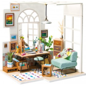 Robotime Ξύλινη Κατασκευή Παιχνίδι Diy Miniature Soho Time για 16+ ΕτώνΚωδικός: DGM01  Robotime Ξύλινη Κατασκευή Παιχνίδι Diy Miniature Soho Time για 16+ ΕτώνΚωδικός: DGM01