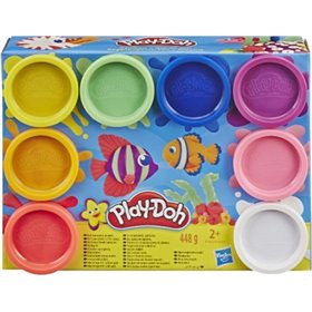 Hasbro Play-Doh 8 Βαζάκια Πλαστελίνης (Δύο Σχέδια) 1τμχ για 2+ Ετών Hasbro Play-Doh 8 Βαζάκια Πλαστελίνης (Δύο Σχέδια) 1τμχ για 2+ Ετών