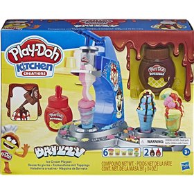 "Hasbro Play-Doh Πλαστελίνη - Παιχνίδι Kitchen Creations Drizzy Ice Cream για 3+ Ετών Hasbro Play-Doh Πλαστελίνη - Παιχνίδι Kitchen Creations Drizzy Ice Cream για 3+ Ετών, 6τμχ