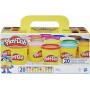 Hasbro Play-Doh 20 Βαζάκια Πλαστελίνης Super Color για 2+ Ετών