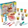 Hasbro Play-Doh Πλαστελίνη - Παιχνίδι Gold Drill 'n Fill Dentist για 3+ Ετών, 8τμχ