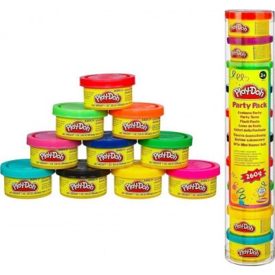 Hasbro Play-Doh 10 Βαζάκια Πλαστελίνης για 2+ Ετών