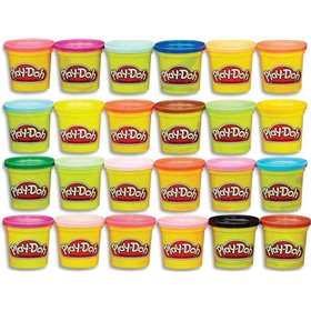 Hasbro Play-Doh 24 Βαζάκια Πλαστελίνης Big Pack Of Colors για 3+ Ετών Hasbro Play-Doh 24 Βαζάκια Πλαστελίνης Big Pack Of Colors για 3+ Ετών