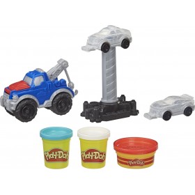 "Hasbro Play-Doh Πλαστελίνη - Παιχνίδι Tow Truck για 3+ Ετών Hasbro Play-Doh Πλαστελίνη - Παιχνίδι Tow Truck για 3+ Ετών, 3τμχ