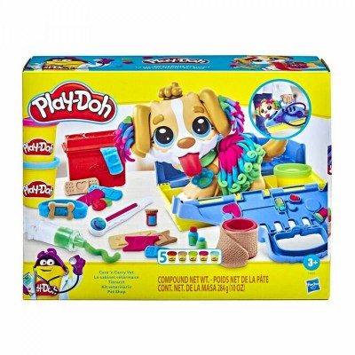 Hasbro Play-Doh Πλαστελίνη - Παιχνίδι Vet Set για 3+ Ετών, 5τμχ