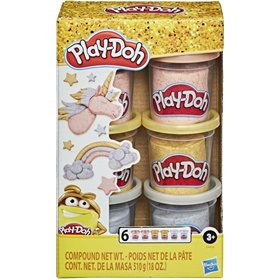 Hasbro Play-Doh 3 Βαζάκια Πλαστελίνης Metal Combination για 3+ Ετών Hasbro Play-Doh 3 Βαζάκια Πλαστελίνης Metal Combination για 3+ Ετών