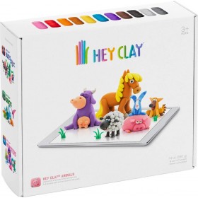 Hey Clay Claymates Ζωάκια Πολύχρωμος Πηλός 390gr Hey Clay Claymates Ζωάκια Πολύχρωμος Πηλός 390gr